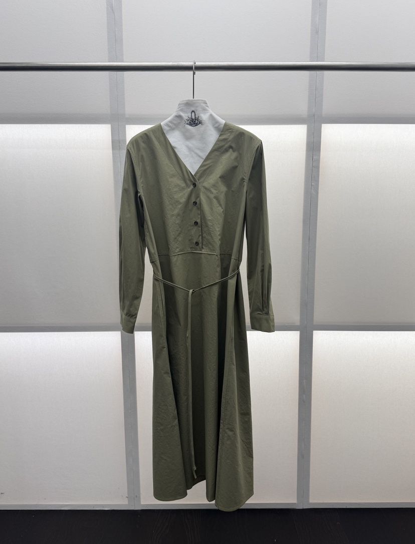 MILUI韓國東大門代購女士新品26春夏人氣休閑連衣裙含腰繩MILUI連衣裙