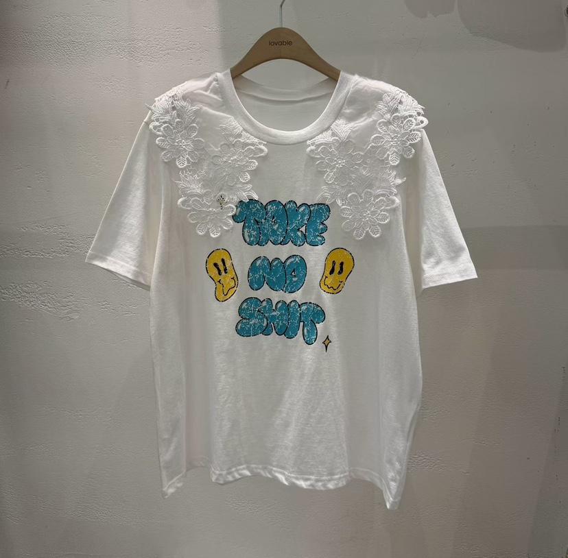 LOVABLE韓國代購女士新品人氣休閑熱賣26春夏時尚職業T恤LOVABLET恤