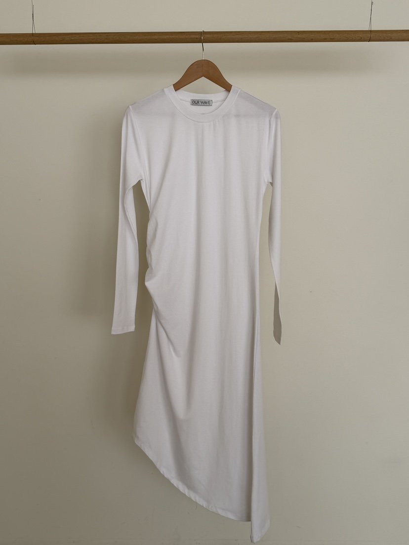 OURWAVE/OUR ROOM韓國代購女裝新品人氣職業連衣裙褶皺Our Wave/Our Room連衣裙