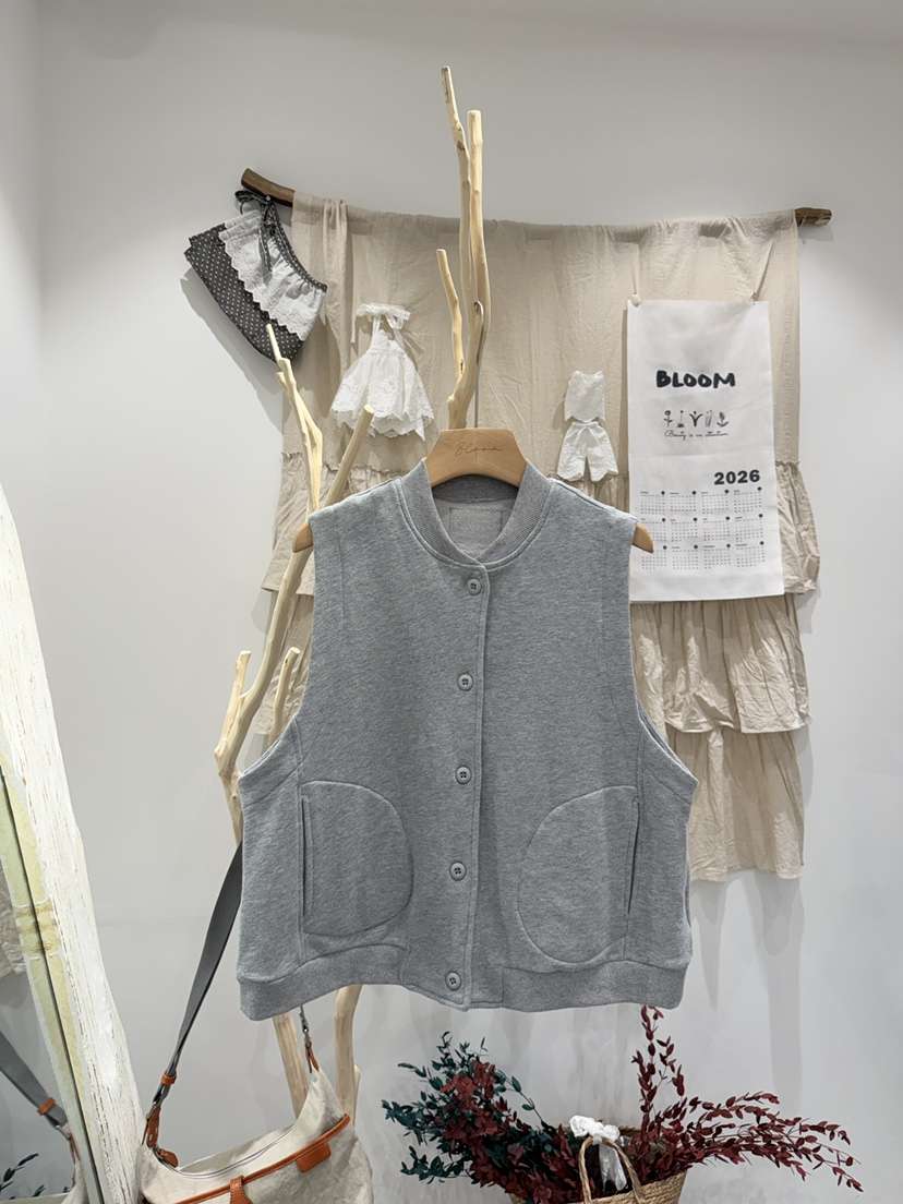BLOOM韓國直郵實拍女士新款職業熱賣26春夏人氣時尚推薦馬甲BLOOM-S馬甲