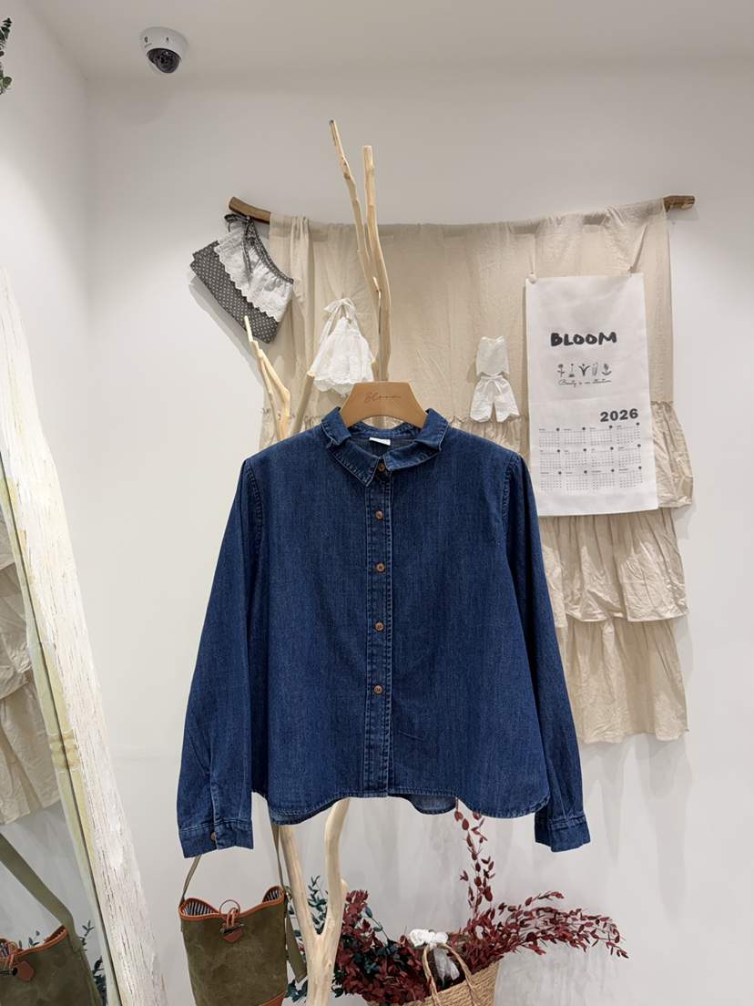 BLOOM韓國直郵實拍女裝新品休閑熱賣人氣時尚推薦襯衫蕾絲衫BLOOM-S襯衫/蕾絲衫