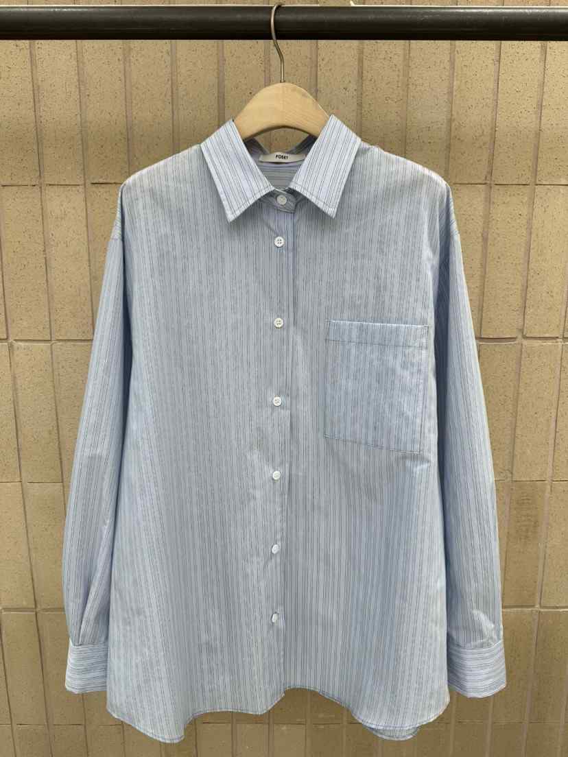 FOSET韓國代購女士新款26春夏時尚職業人氣休閑襯衫蕾絲衫FOSET襯衫/蕾絲衫