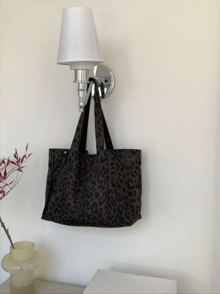 TROUVAILLE韓國東大門直郵女裝新品推薦26春夏單肩斜跨包豹紋TROUVAILLE單肩/斜跨包