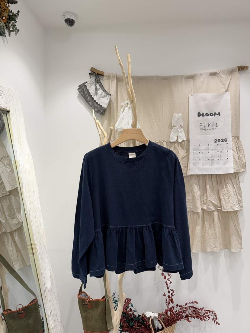 BLOOM韓國直郵實拍女裝新款推薦休閑時尚人氣26春夏長袖T恤BLOOM-S長袖T恤