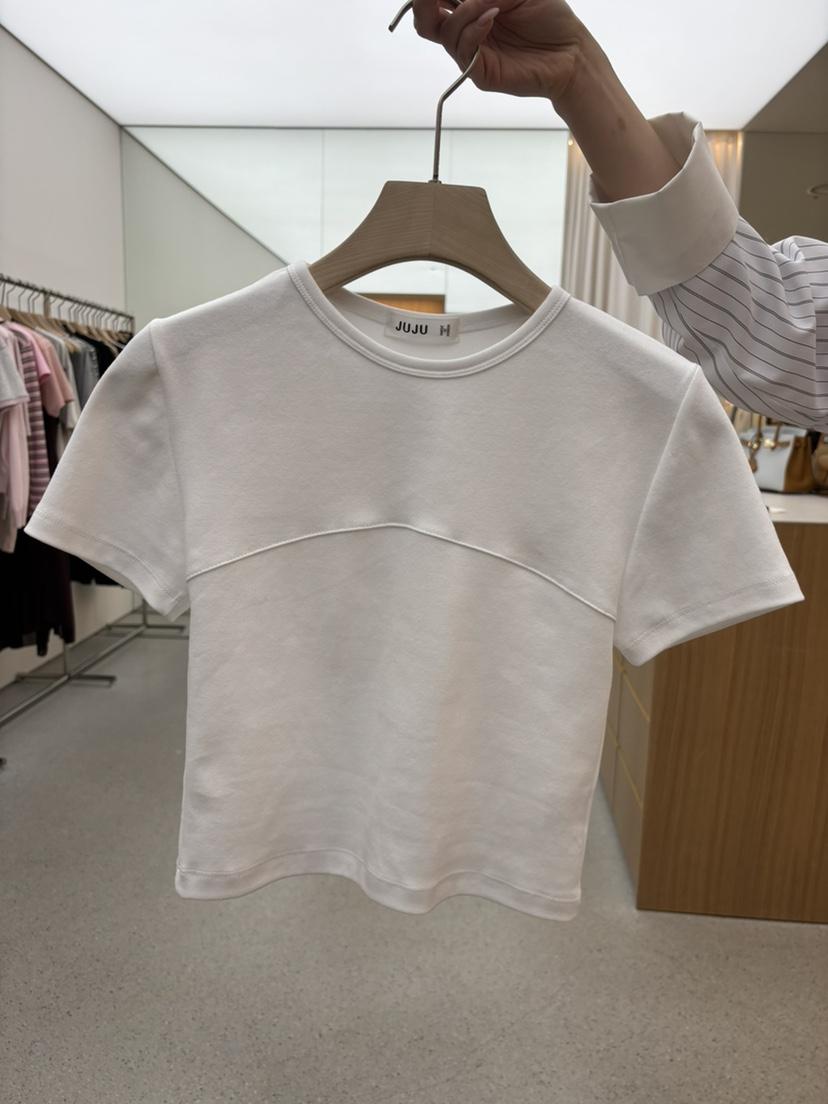 JUJU韓國代購女裝新款人氣職業推薦熱賣休閑時尚26春夏T恤JUJUT恤