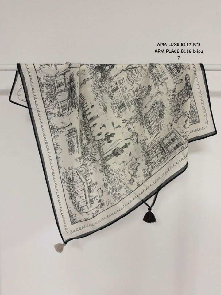 N3韓國直郵女裝新款熱賣職業時尚人氣推薦26春夏圍巾披肩N3圍巾/披肩