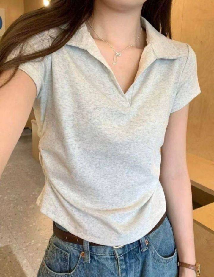 BOBBIE DOLL韓國直郵實拍女士新品人氣職業休閑推薦熱賣T恤BOBBIE DOLLT恤