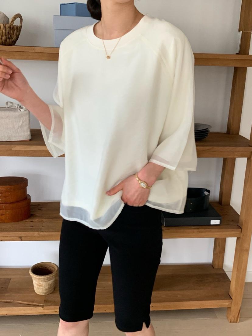 COBALT BLUE韓國直郵女裝新款熱賣職業26春夏休閑時尚T恤COBALT BLUET恤