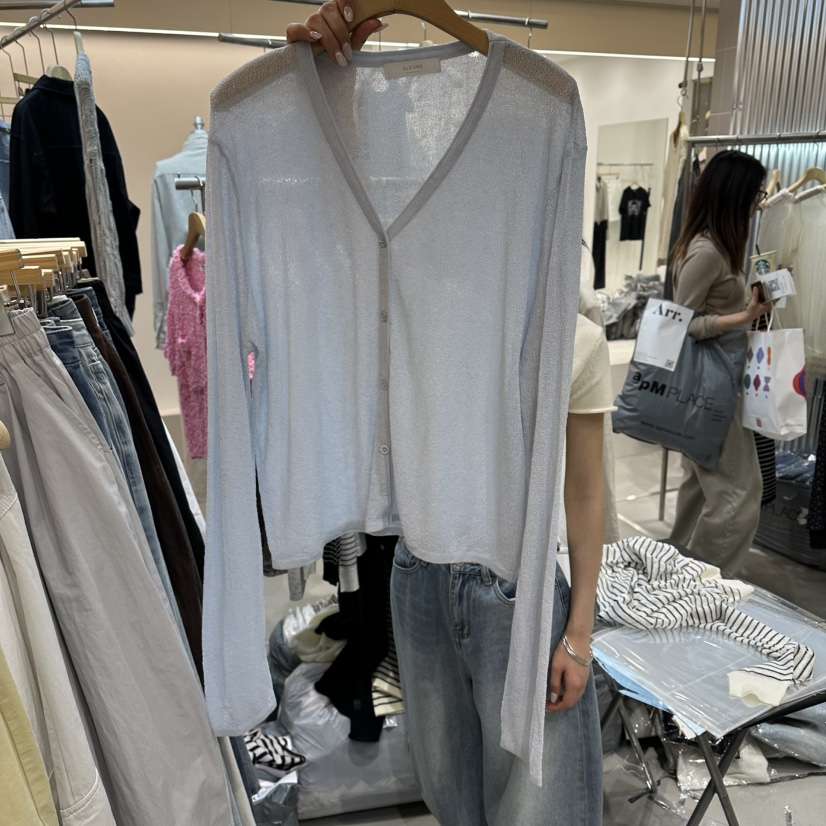 ALEGRE韓國代購女士新款26春夏時尚人氣熱賣推薦休閑針織衫ALEGRE針織衫