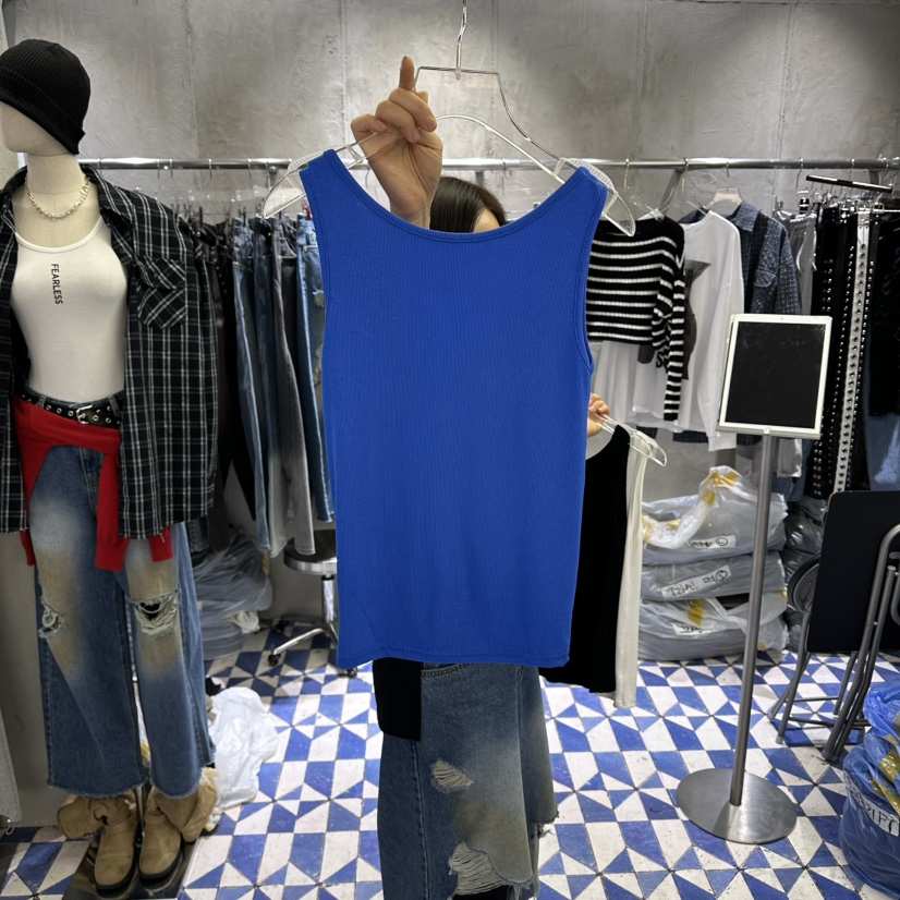 AMOUR韓國代購女裝新款休閑人氣職業推薦熱賣吊帶背心開衩AMOUR吊帶/背心