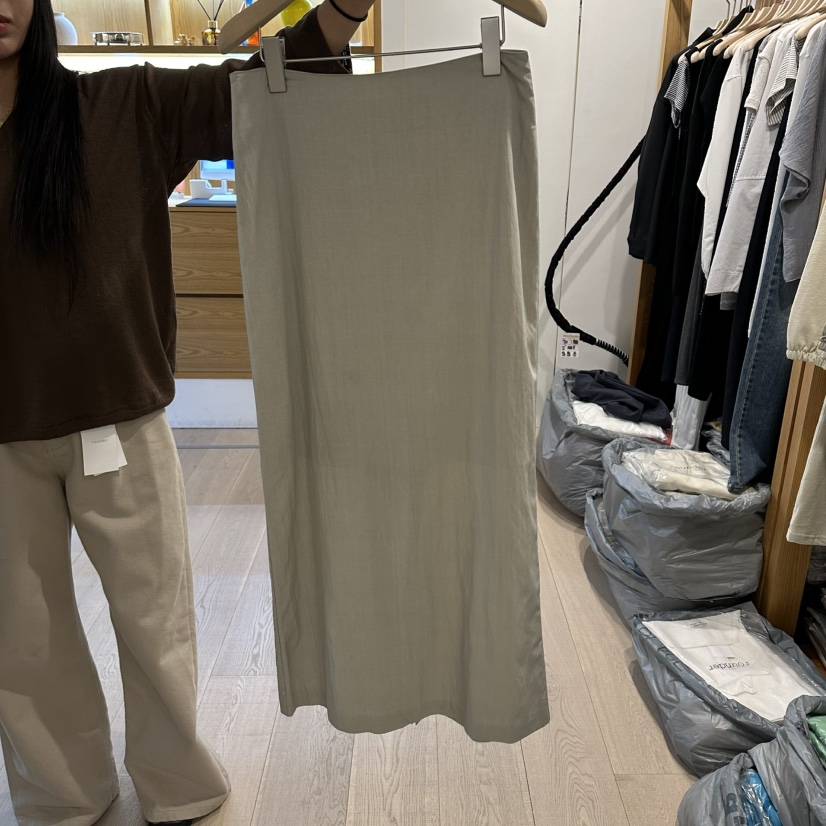 ROUNDER韓國直郵女裝新款熱賣人氣26春夏休閑職業時尚長裙ROUNDER長裙