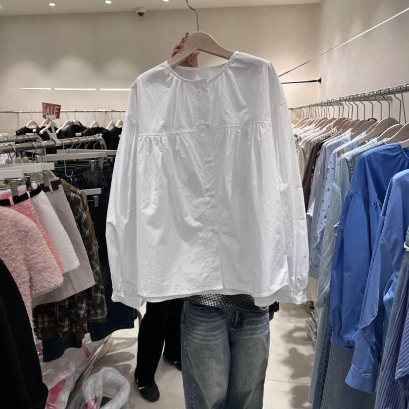 Color B韓國代購女士新品推薦職業時尚人氣26春夏襯衫蕾絲衫Color B襯衫/蕾絲衫