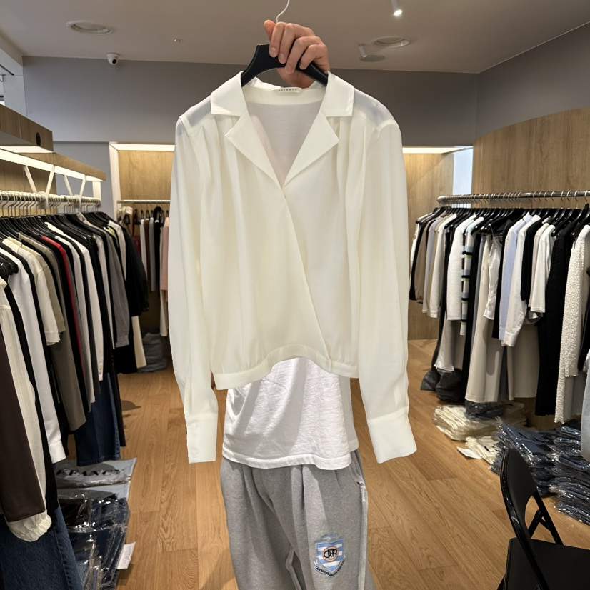 LEFANCY韓國東大門代購女裝新款推薦26春夏時尚襯衫蕾絲衫LEFANCY襯衫/蕾絲衫