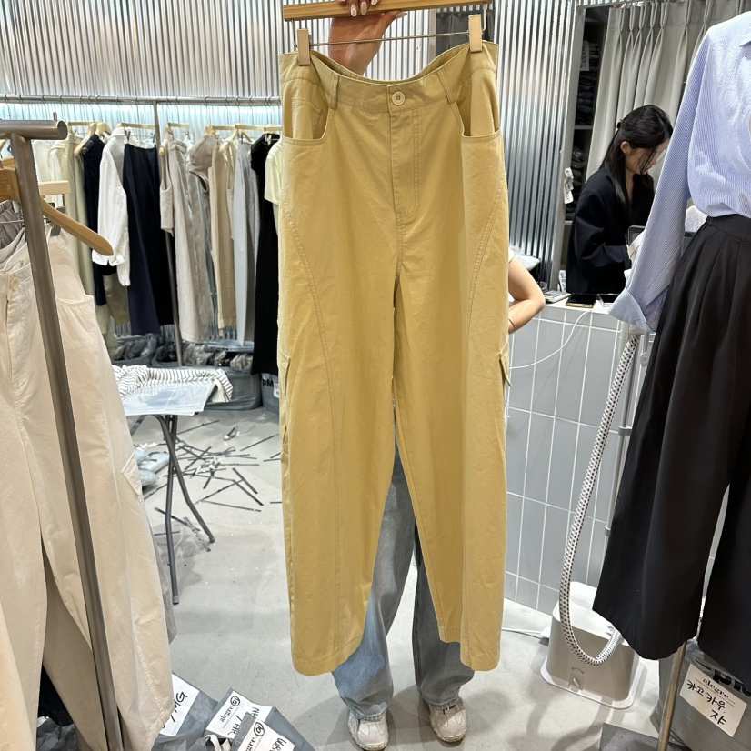 ALEGRE韓國直郵女裝新品熱賣推薦人氣休閑26春夏休閑褲口袋ALEGRE休閑褲