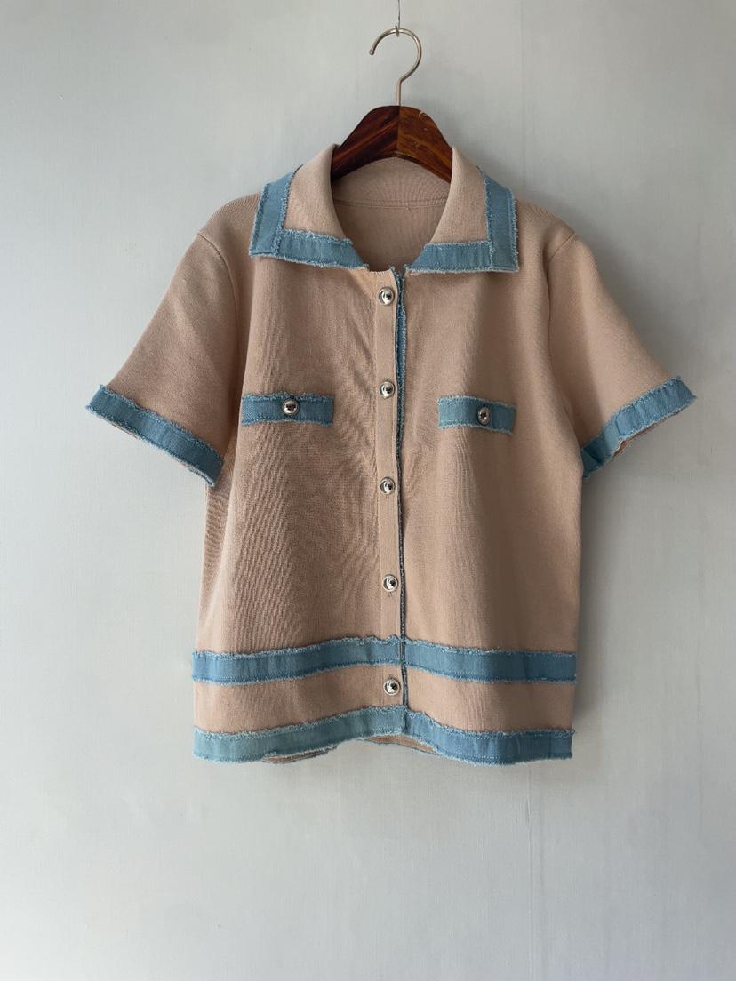 VIVANI東大門實拍女裝新款休閑26春夏熱賣襯衫蕾絲衫羊毛衫VIVANI襯衫/蕾絲衫