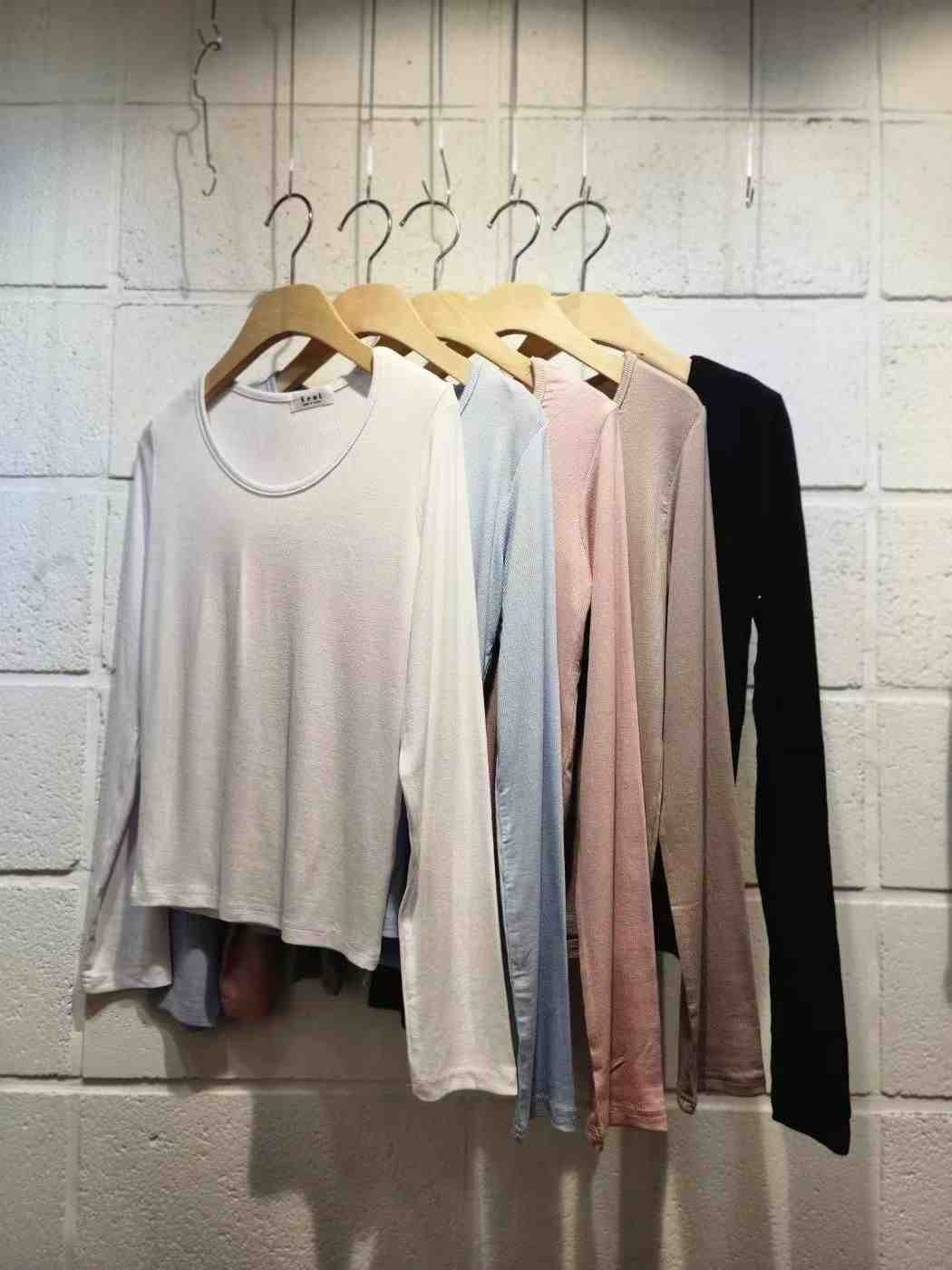 VENI東大門代購女士新款推薦休閑時尚真品長袖T恤柔軟羅紋VENI長袖T恤