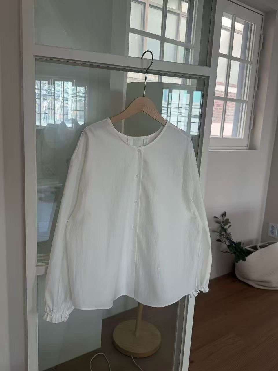 CAROLINE韓國代購女裝新品職業休閑真品人氣時尚襯衫蕾絲衫CARO_LINE襯衫/蕾絲衫