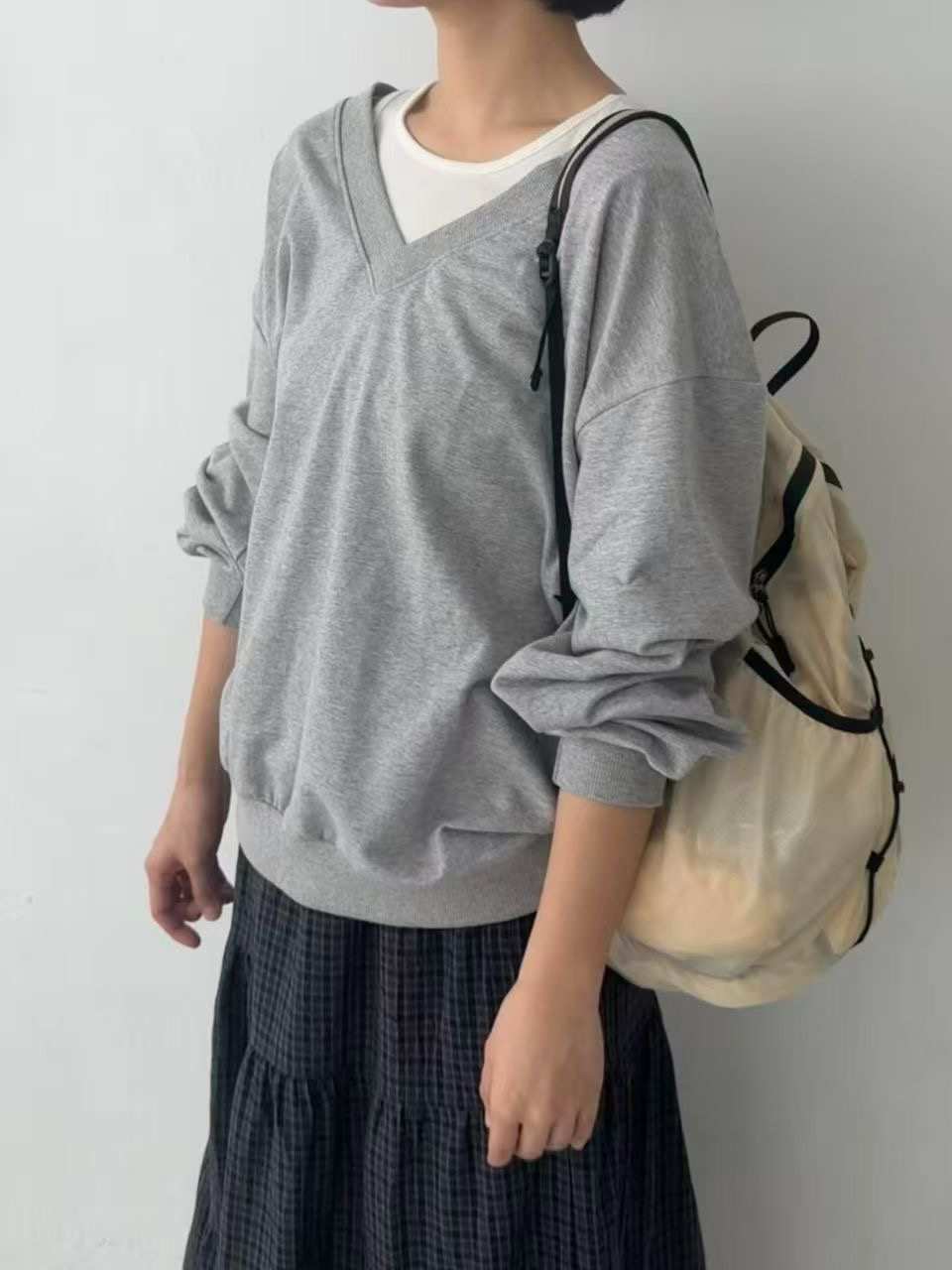 CAROLINE東大門代購女裝新款休閑時尚真品推薦衛衣不含內搭CARO_LINE衛衣