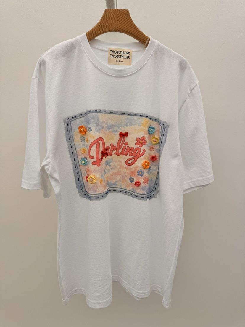 THORE韓國代購女裝新品人氣熱賣推薦時尚職業26春夏休閑T恤THORET恤