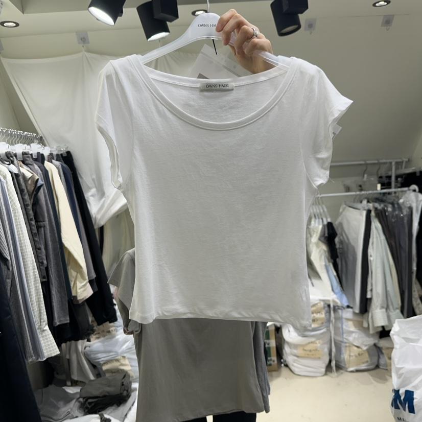 OWNS韓國直郵女裝新款26春夏推薦休閑人氣時尚熱賣職業T恤OWNS HAUST恤