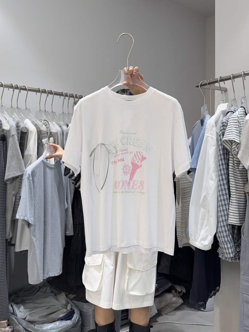 LOOKK/MIMME韓國直郵實拍女士新款推薦休閑職業26春夏T恤LOOKK/MIMMET恤