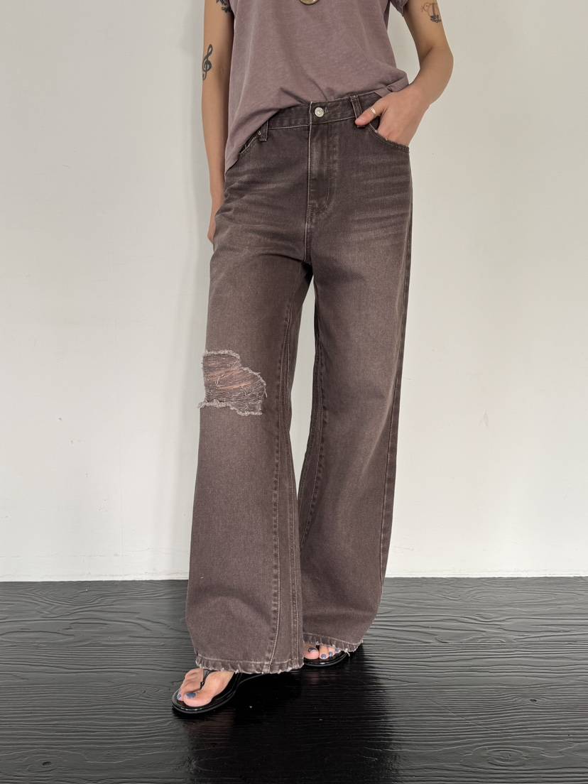 LIMLIMLIM韓國東大門代購女裝新款時尚人氣牛仔褲水洗牛仔布LIM LIM LIM牛仔褲