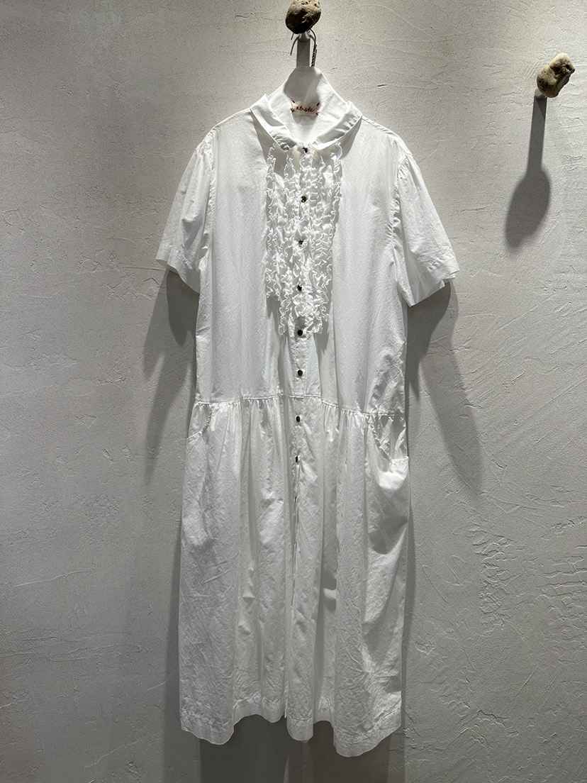 AT NOTE韓國東大門直郵女裝新款推薦職業休閑連衣裙荷葉邊AT NOTE連衣裙