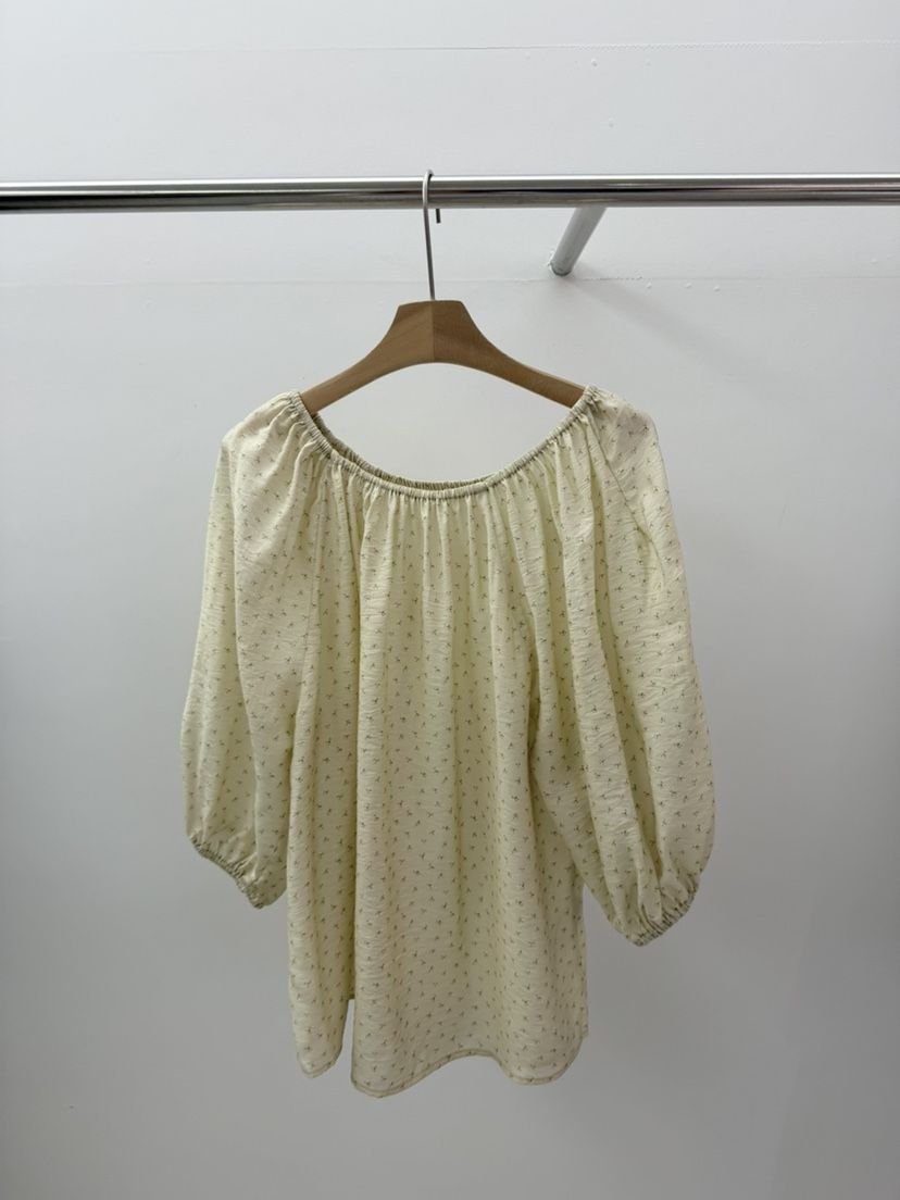 BROWNS-P韓國東大門直郵女士新款人氣26春夏襯衫蕾絲衫露肩BROWNS-P襯衫/蕾絲衫