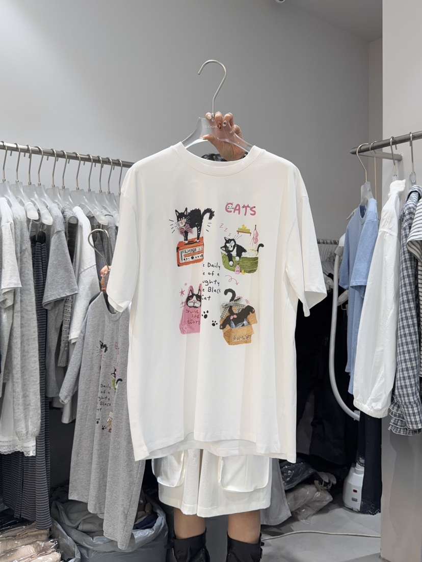 LOOKK/MIMME韓國直郵女士新品推薦26春夏時尚職業休閑T恤LOOKK/MIMMET恤