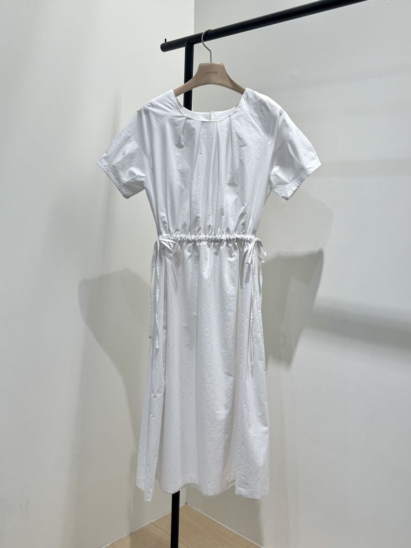 LONG PEAK韓國直郵女士新品時尚職業休閑人氣連衣裙褶皺LONG PEAK連衣裙