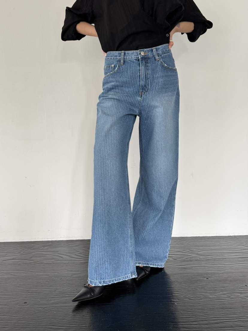 LIMLIMLIM韓國直郵實拍女裝新款休閑時尚職業熱賣牛仔褲口袋LIM LIM LIM牛仔褲