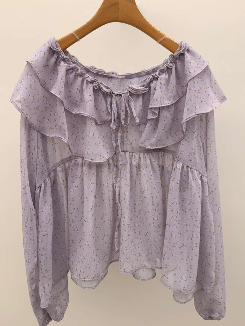 THORE韓國東大門直郵女裝新款26春夏推薦職業休閑襯衫蕾絲衫THORE襯衫/蕾絲衫