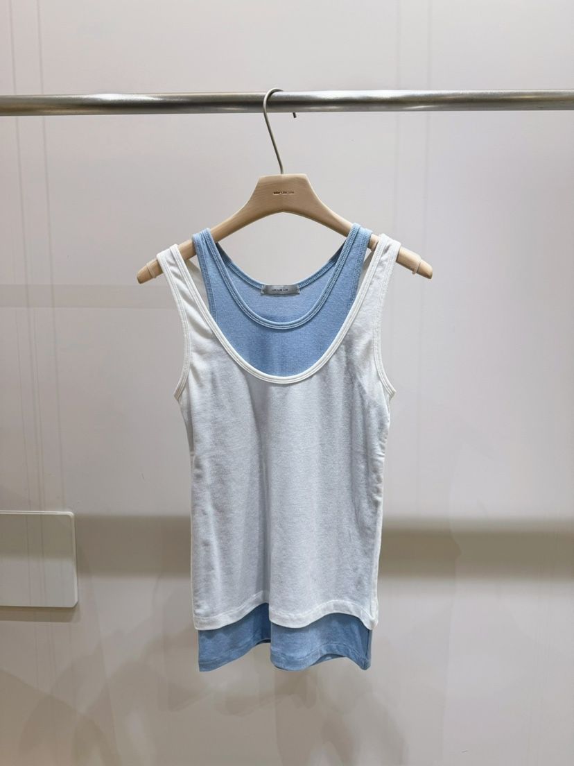 LIMLIMLIM韓國東大門直郵女裝新品推薦吊帶背心不含內搭假兩件LIM LIM LIM吊帶/背心