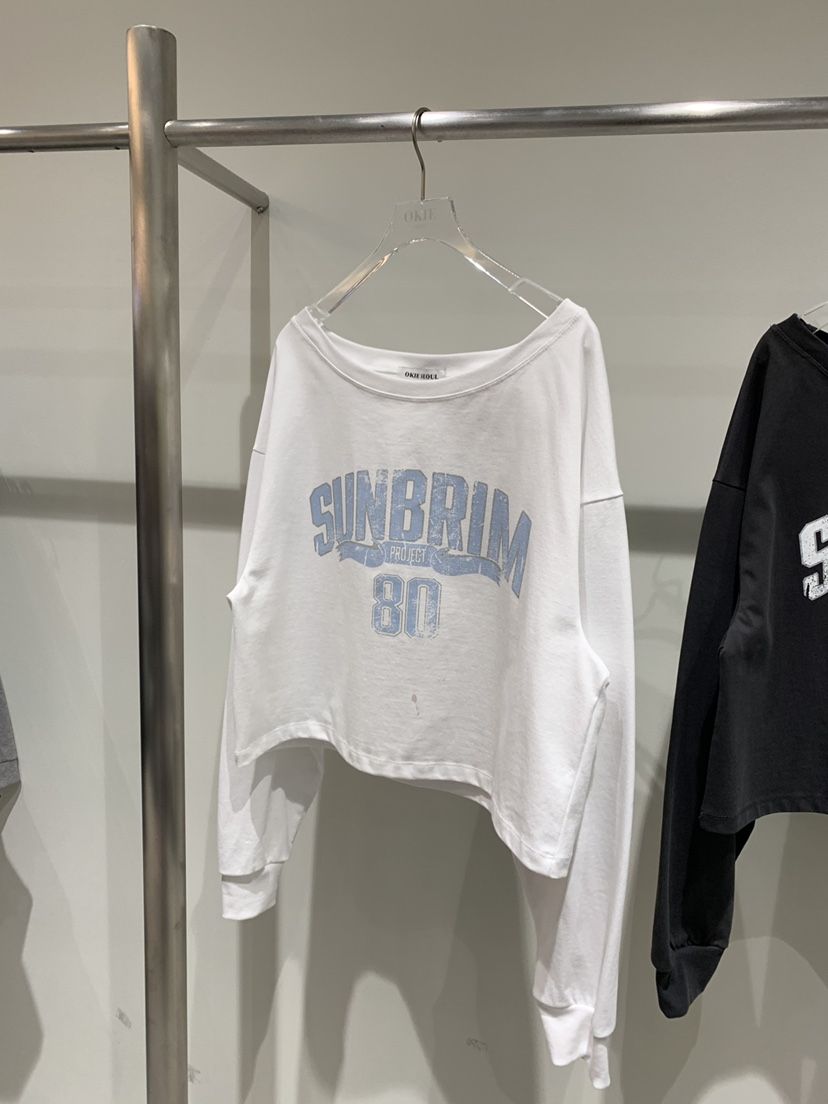 OKIE韓國東大門直郵女裝新款時尚休閑職業推薦26春夏長袖T恤OKIE長袖T恤