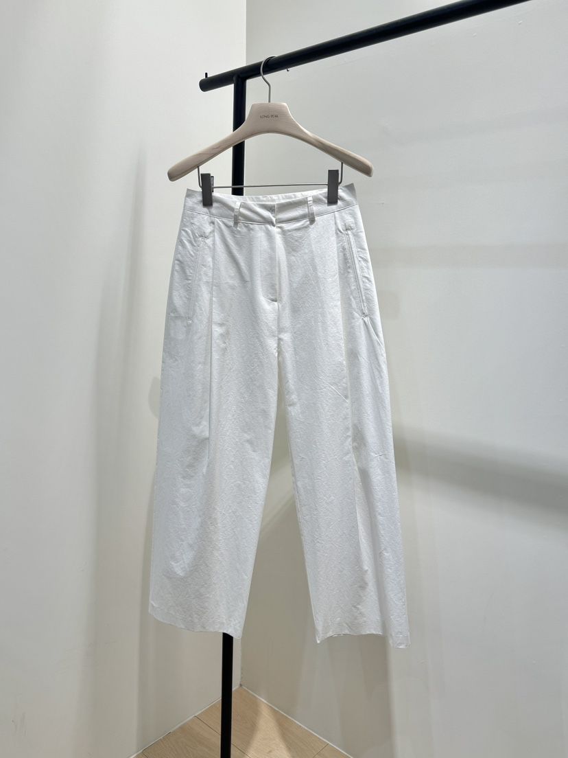 LONG PEAK韓國直郵女裝新款時尚人氣推薦職業休閑褲褶裥LONG PEAK休閑褲