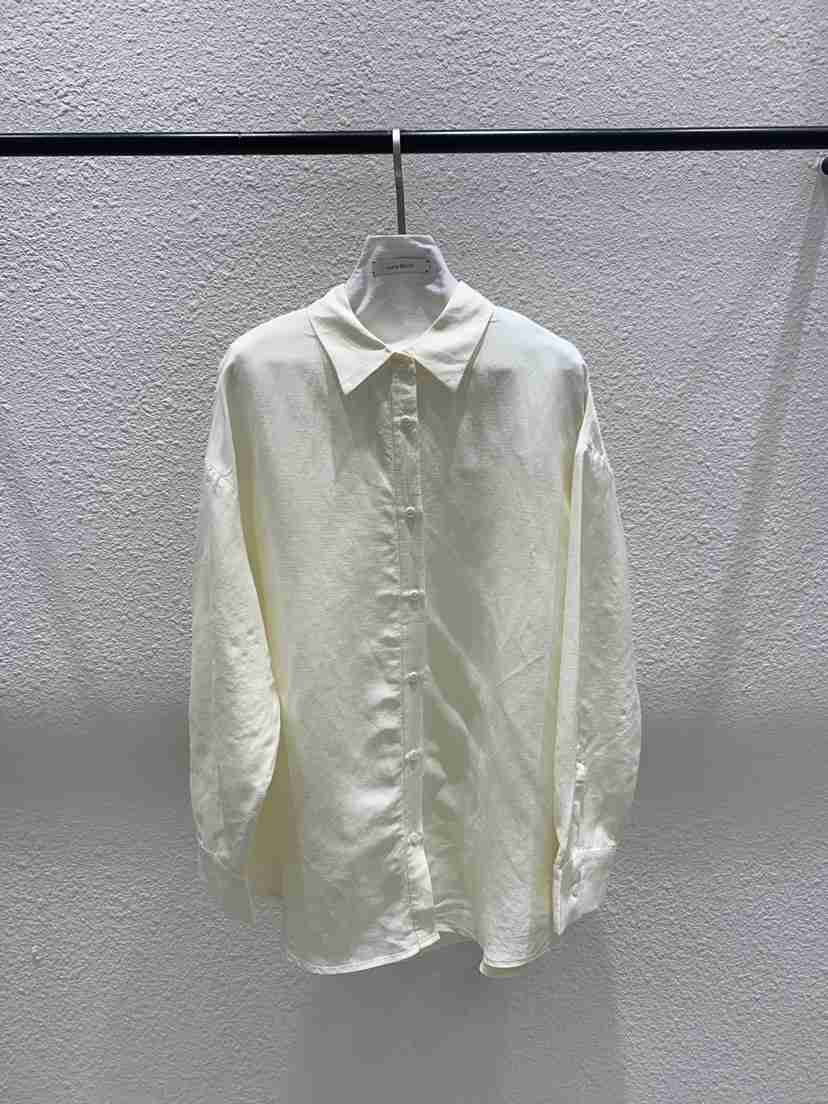 LUCY SALON韓國直郵女士新款時尚26春夏人氣襯衫蕾絲衫亞麻LUCY SALON襯衫/蕾絲衫