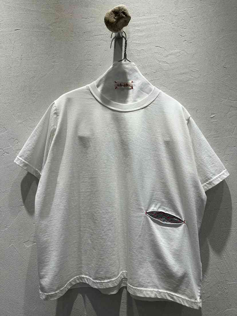 AT NOTE韓國直郵實拍女裝新品26春夏熱賣推薦職業T恤口袋AT NOTET恤