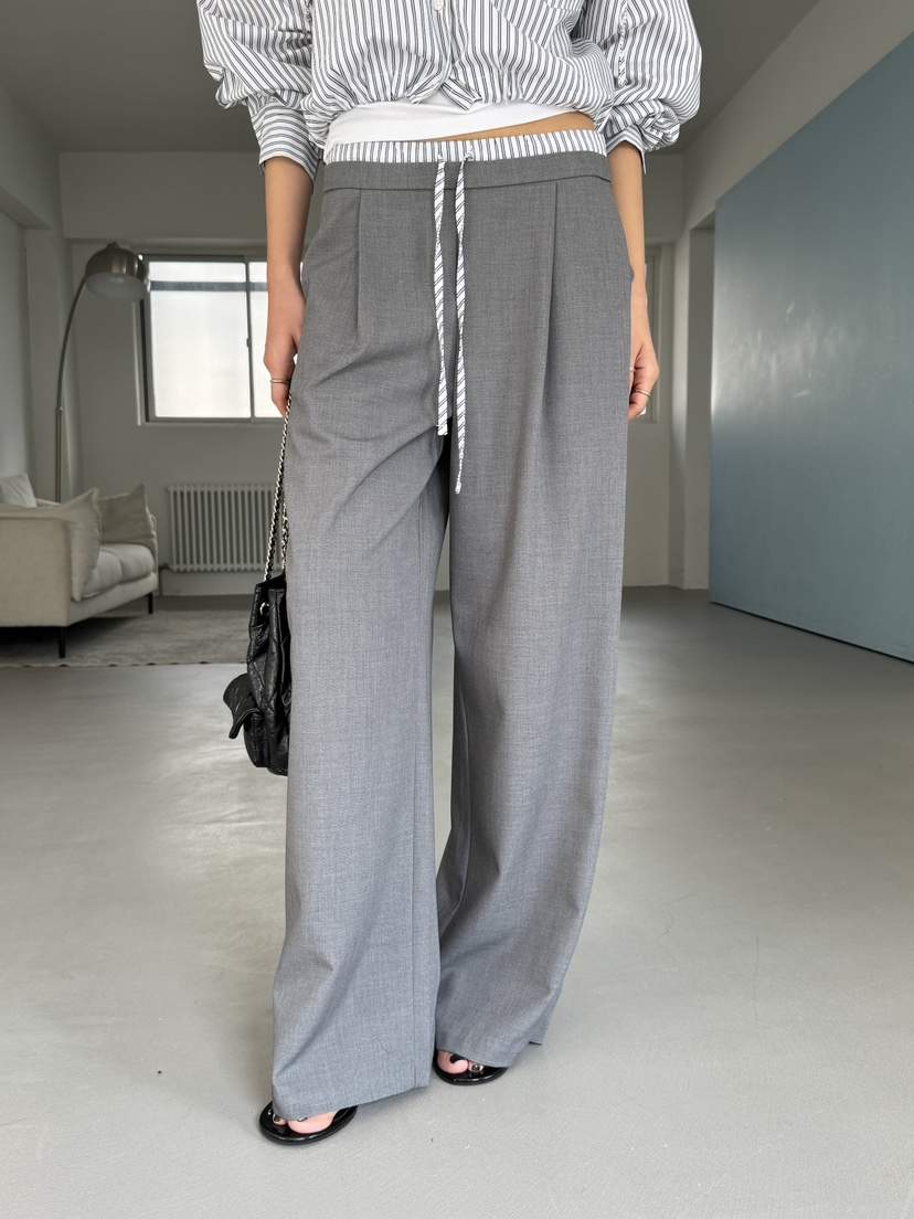 LIMLIMLIM韓國東大門代購女士新款時尚26春夏休閑推薦休閑褲LIM LIM LIM休閑褲