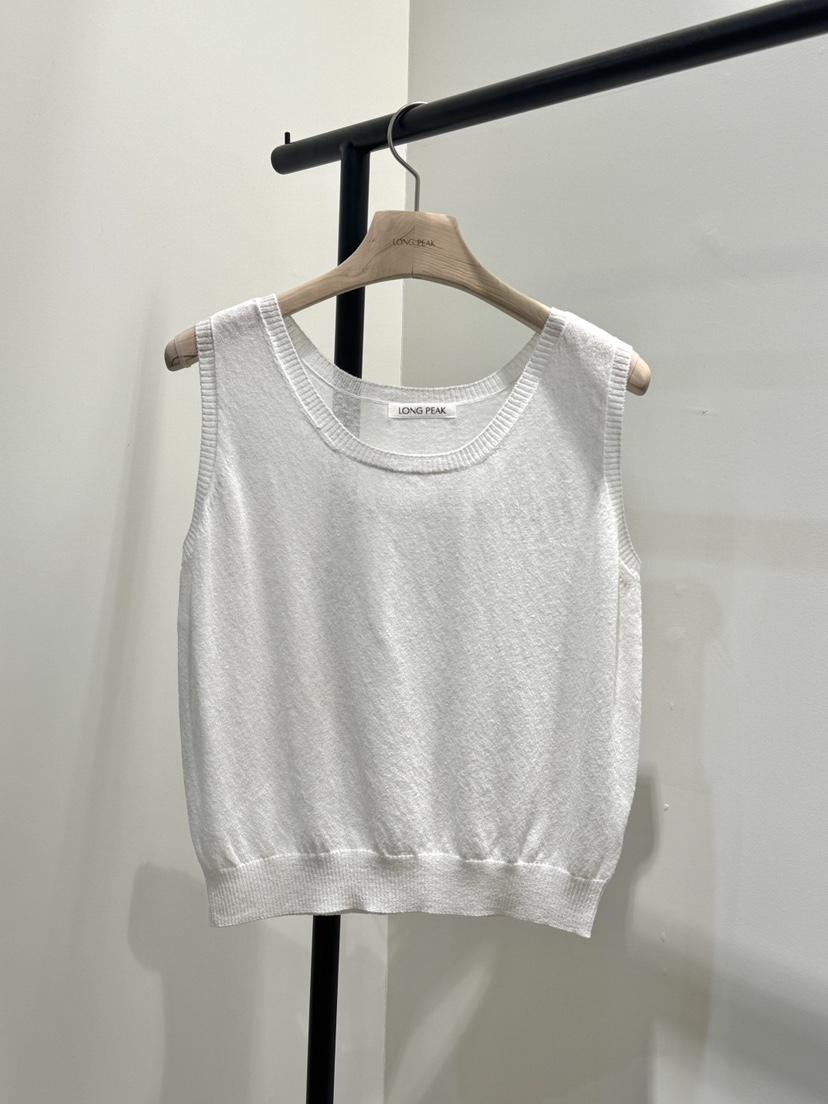 LONG PEAK韓國直郵實拍女裝新款26春夏吊帶背心天然亞麻LONG PEAK吊帶/背心