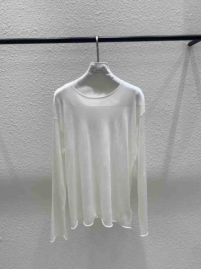 LUCY SALON韓國東大門直郵女裝新款推薦長袖T恤船領透視LUCY SALON長袖T恤