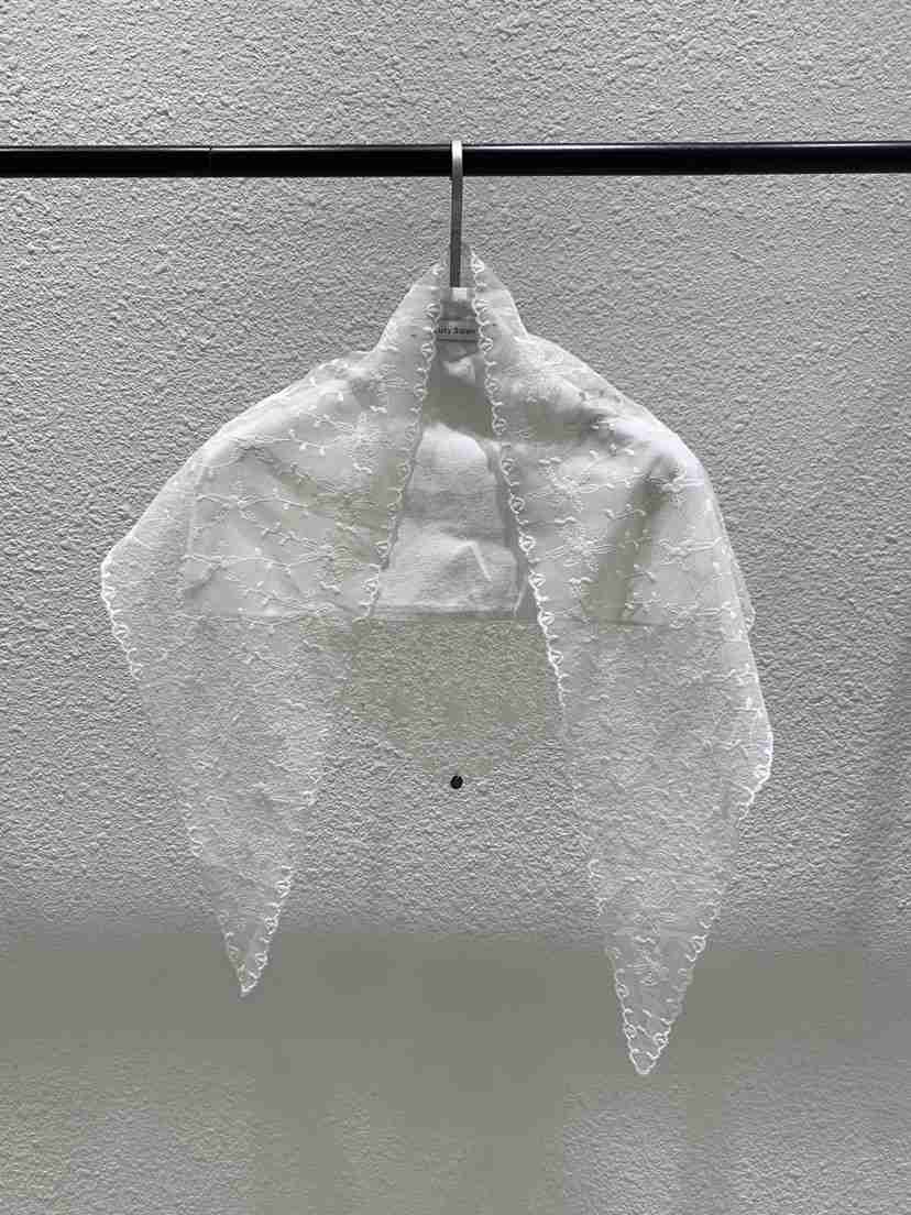 LUCY SALON韓國直郵女裝新品推薦休閑圍巾披肩花朵蕾絲圍巾LUCY SALON圍巾/披肩