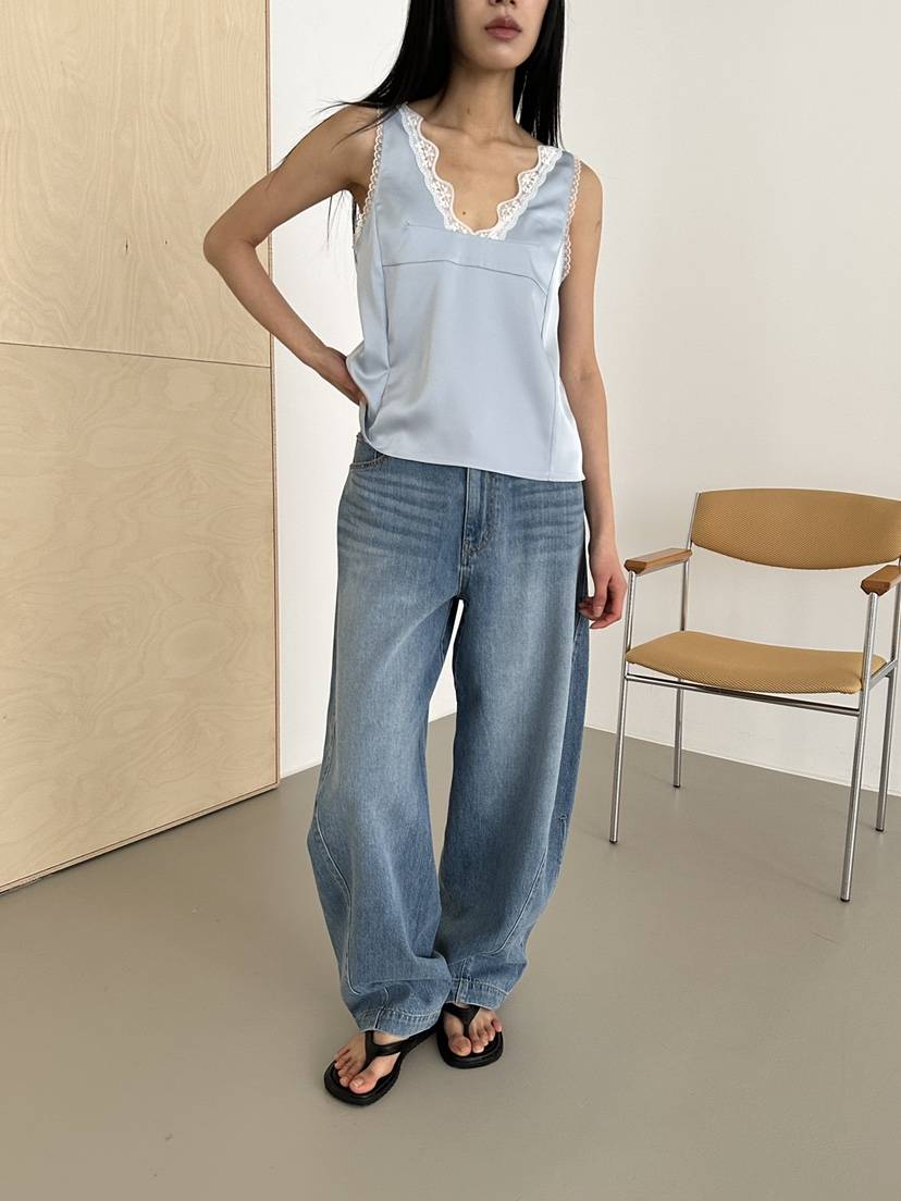 NDE韓國東大門代購女裝新品26春夏職業休閑時尚人氣牛仔褲BOHEME_NDE牛仔褲