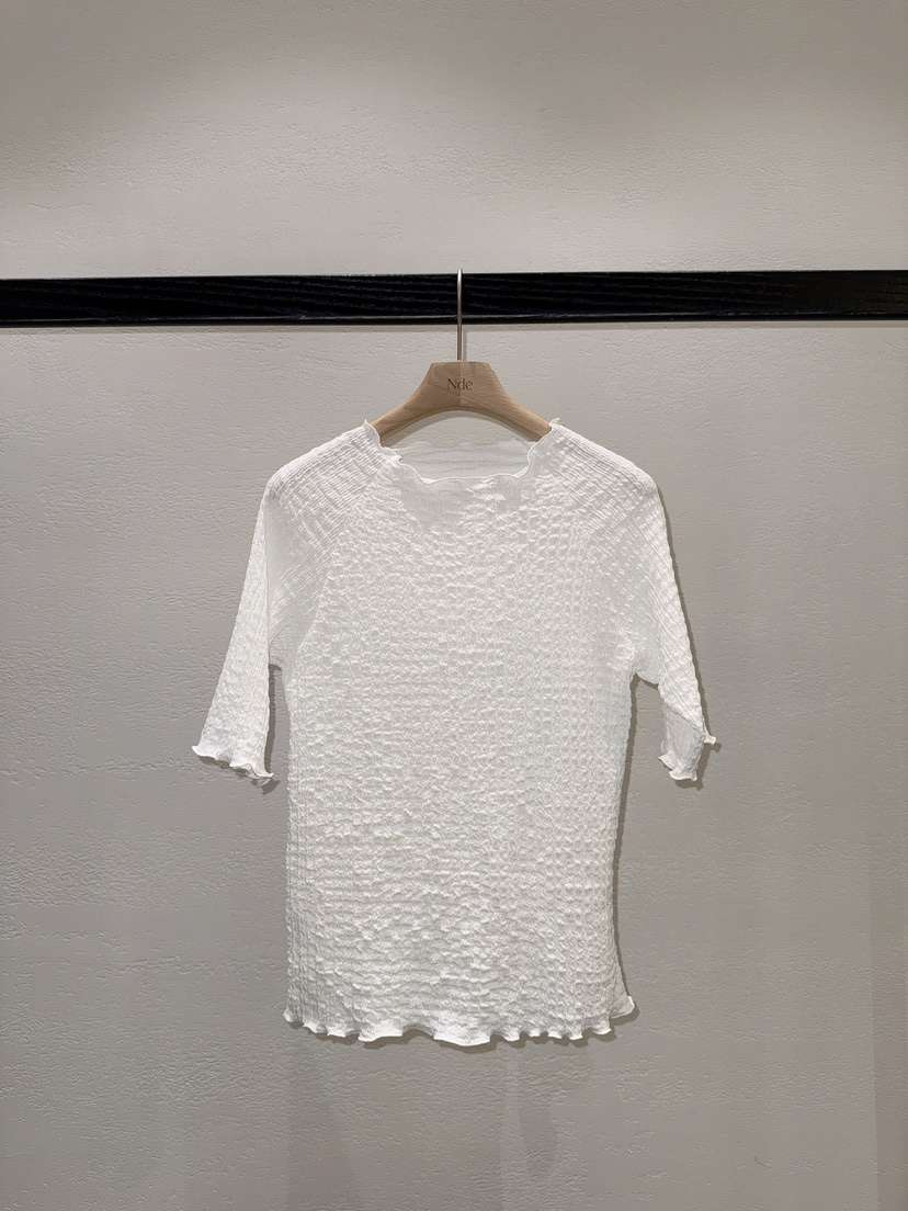 NDE韓國直郵女士新品休閑職業熱賣時尚人氣推薦26春夏T恤BOHEME_NDET恤