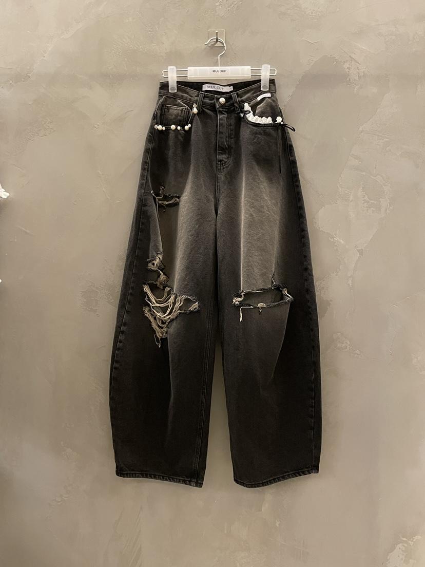 MULCUP韓國代購女裝新品人氣時尚職業26春夏休閑推薦牛仔褲MULCUP牛仔褲