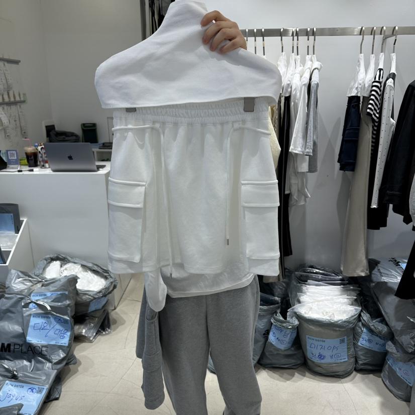 RICH SISTER韓國直郵女裝新款職業人氣推薦裙褲口袋棉質RICH SISTER裙褲