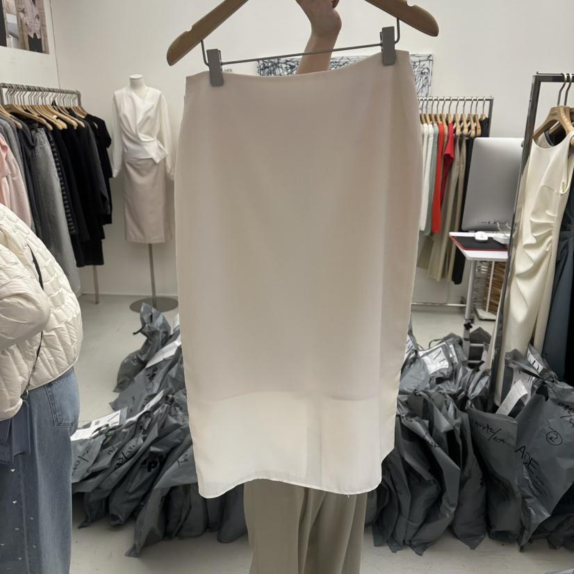 MER韓國代購女士新款26春夏職業休閑熱賣推薦人氣時尚長裙MER/ANGELO BIANCO長裙