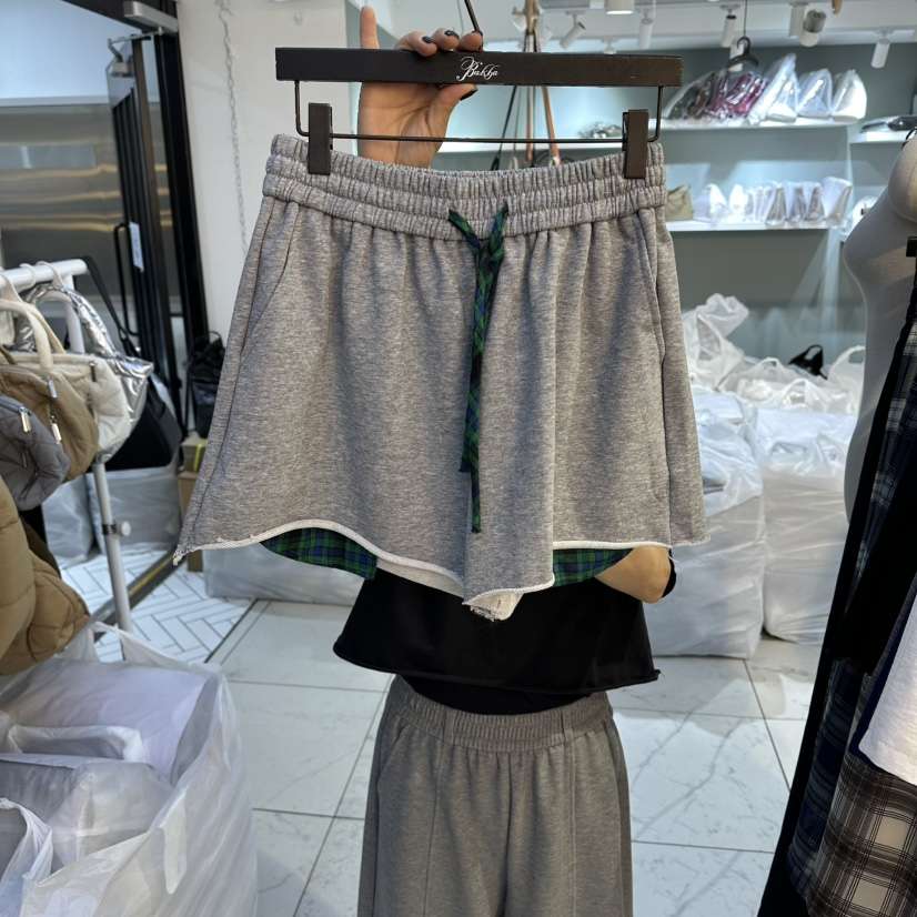 空韓國東大門直郵女裝新款人氣推薦26春夏熱賣職業時尚短褲空短褲