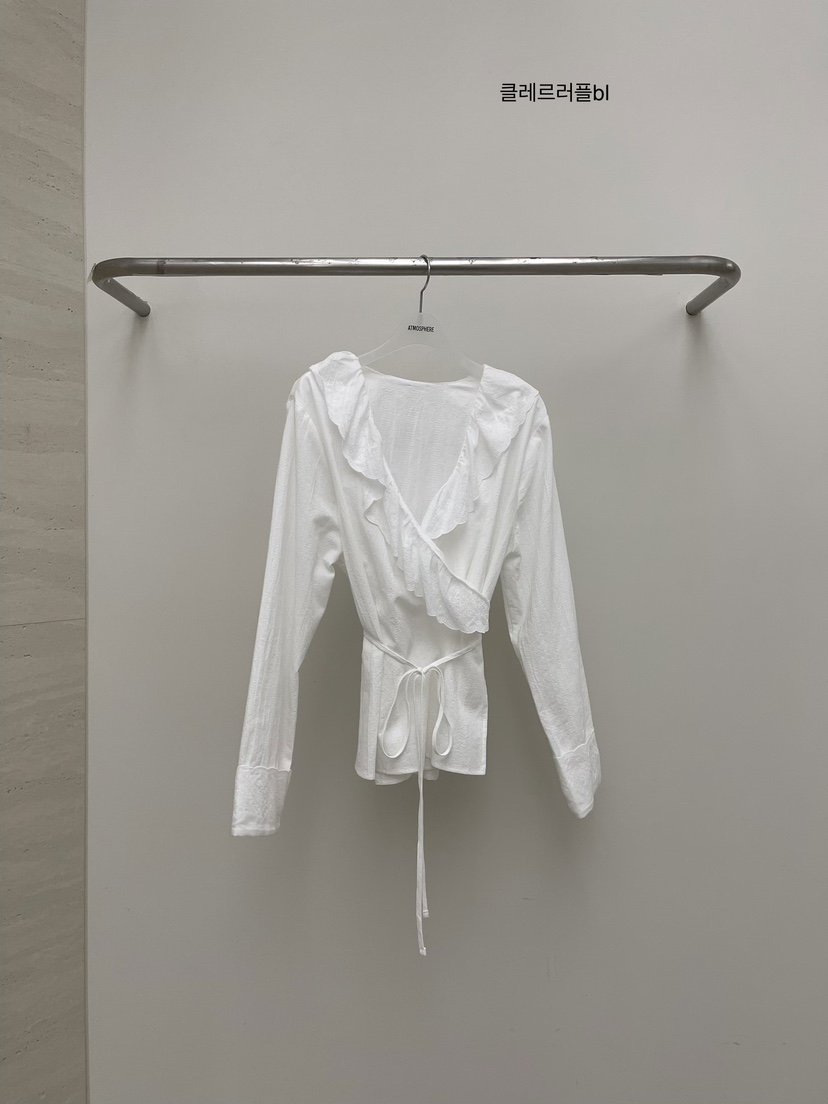 ATMOSPHERE韓國東大門直郵女士新款職業26春夏襯衫蕾絲衫ATMOSPHERE/BLING襯衫/蕾絲衫