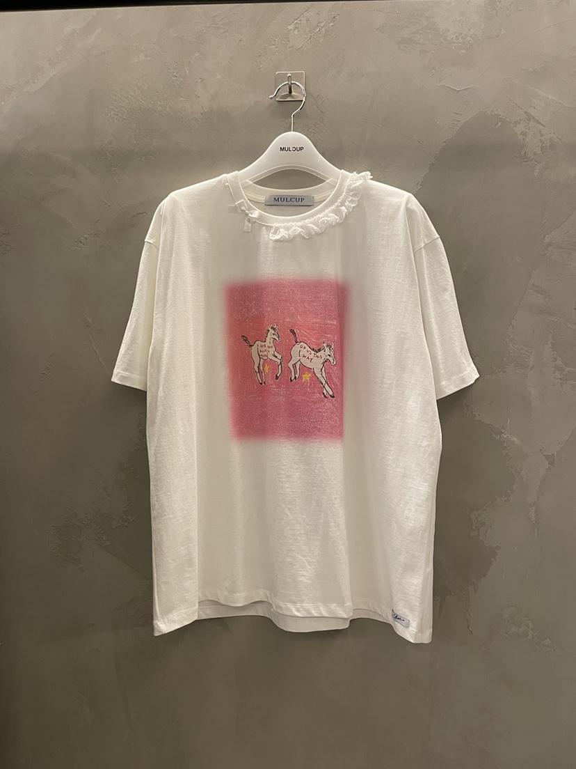MULCUP韓國直郵女裝新品熱賣26春夏人氣時尚職業休閑推薦T恤MULCUPT恤