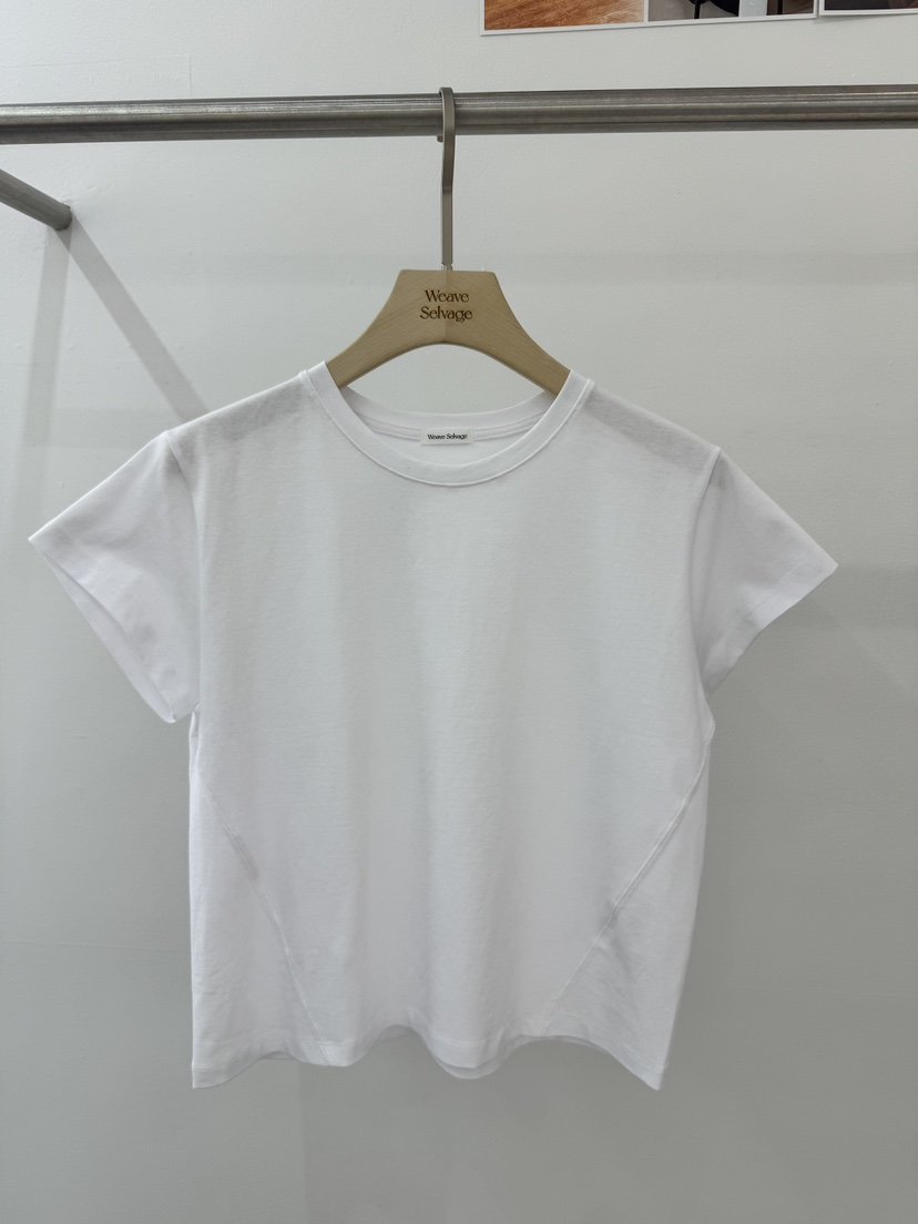 WEAUE SELVAGE韓國直郵實拍女士新品熱賣推薦職業休閑T恤Weave SelvageT恤